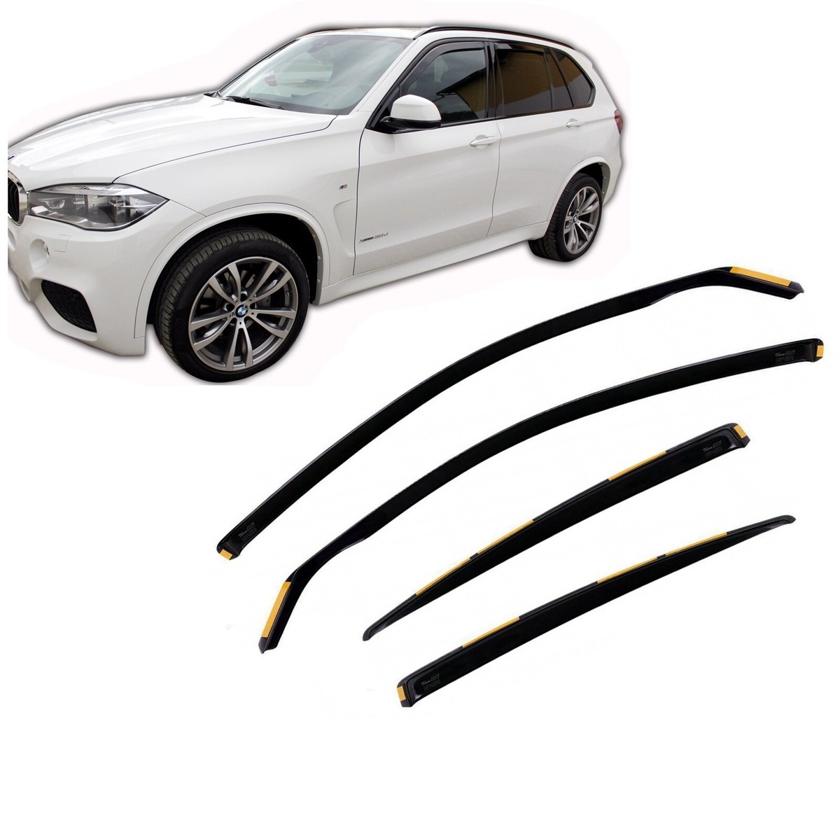 Windabweiser BMW X5 F15 5-Türer 2013-2018 (nur Vordere) - HEKO