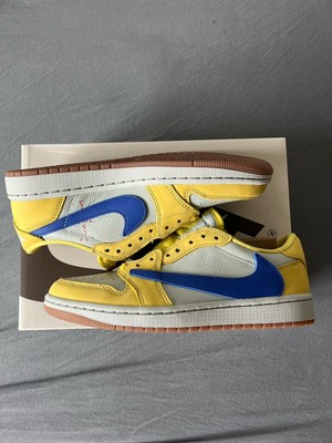 Nike Air Jordan 1 Low x Travis Scott Canary 38,5 [Neu]