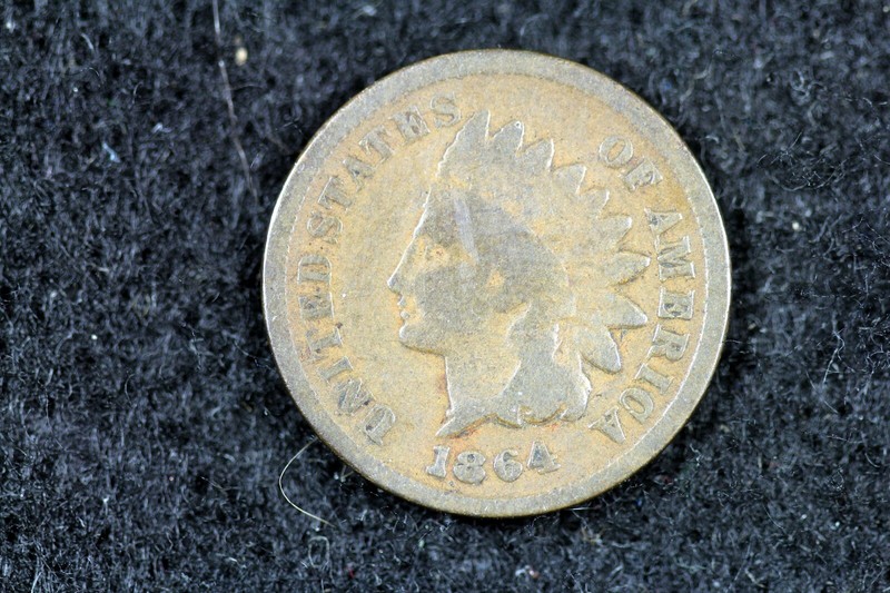 Estate Find 1864 - Indian Head Cent!!  #J00852