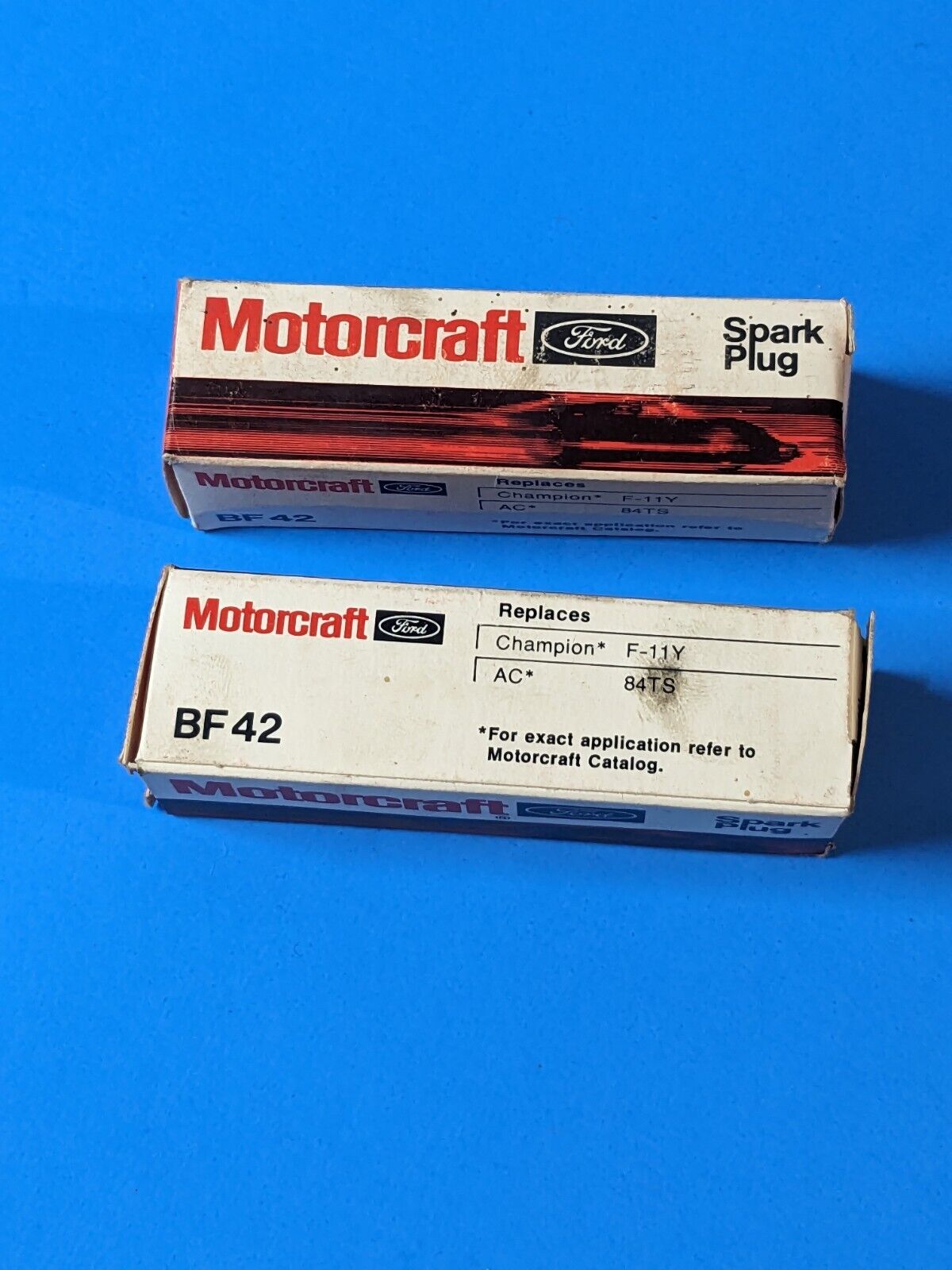 8 NOS Ford Motorcraft BF42 Spark Plugs for Street