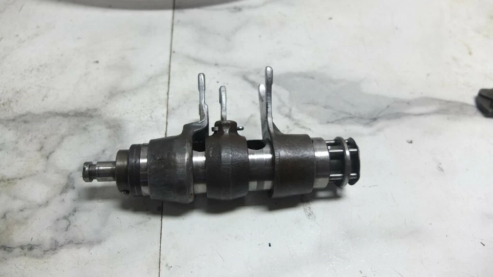 75 Yamaha RD125 RD 125 palanca de cambios horquillas de tambor transmisión  Foto 3 de 4