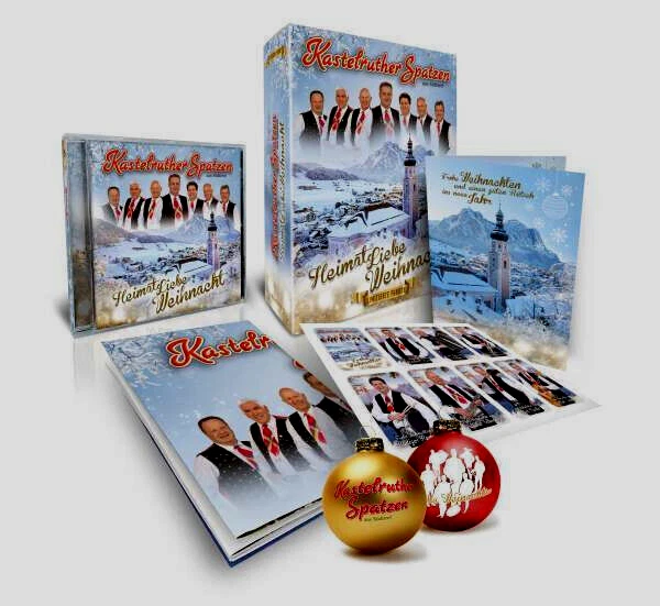 KASTELRUTHER SPATZEN - HEIMATLIEBE WEIHNACHT LTD. FANBOX  CD NEU & OVP - Bild 2 von 3