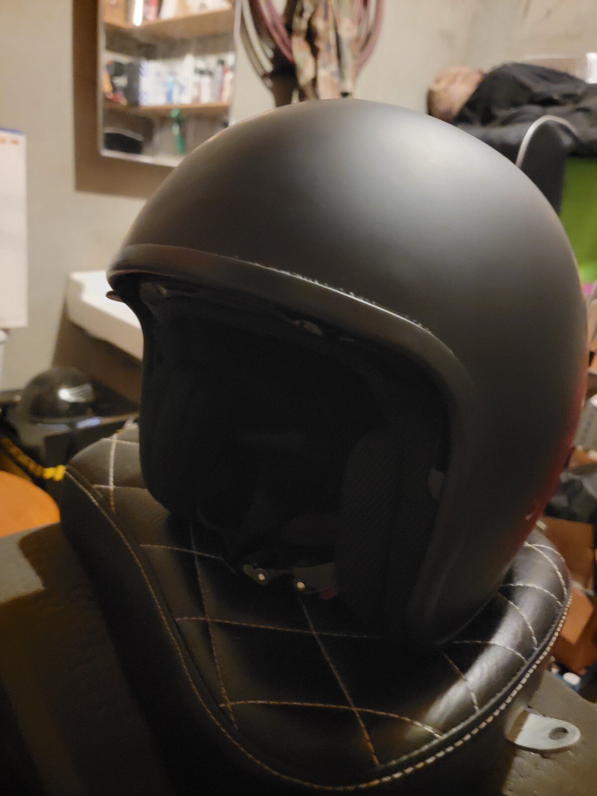 West Helmets 3/4 Shell Open Face Motorcycle Helmet Quick Release DOT