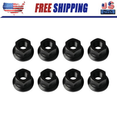 Swivel Flange Trailer Lug Nut 5/8''-18 for 7K, 8K, 10K, 12K Axles 8PCS