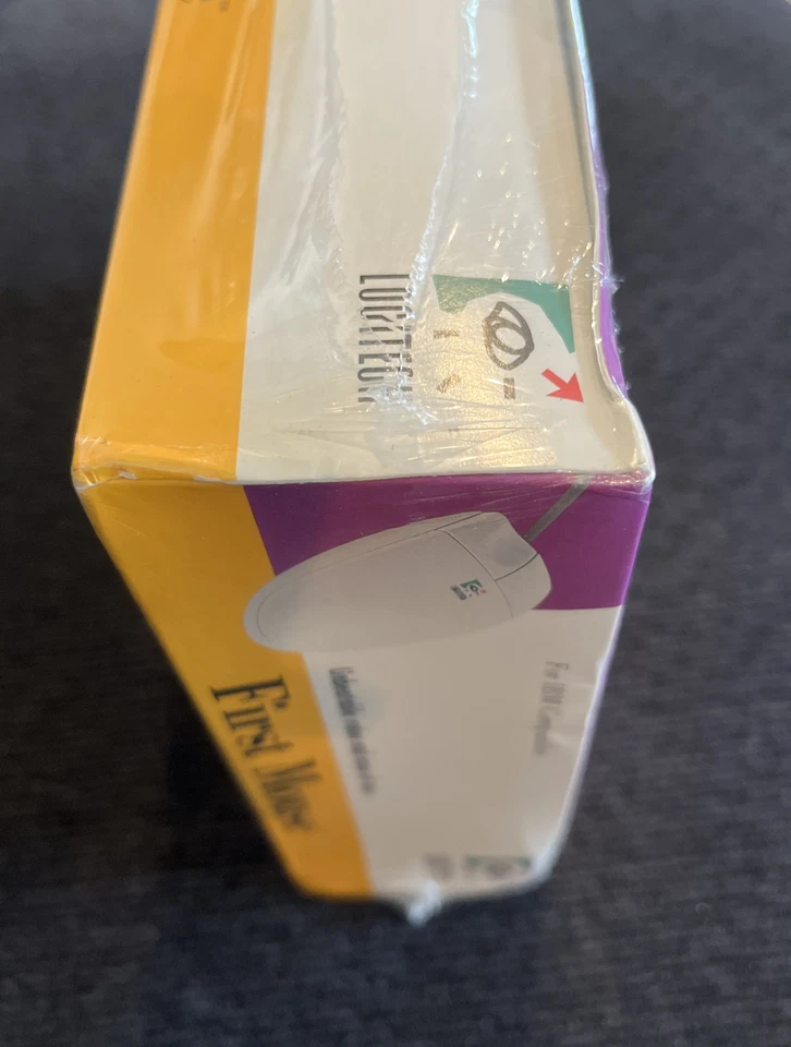 Vintage Logitech First Mouse PS/2 Wired Model #2046 For IBM Compatibles New Seal - Image 4 of 4