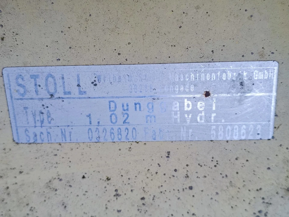 Dunggabel und Erdschaufel für Stoll Frontlader - Bild 2 von 2