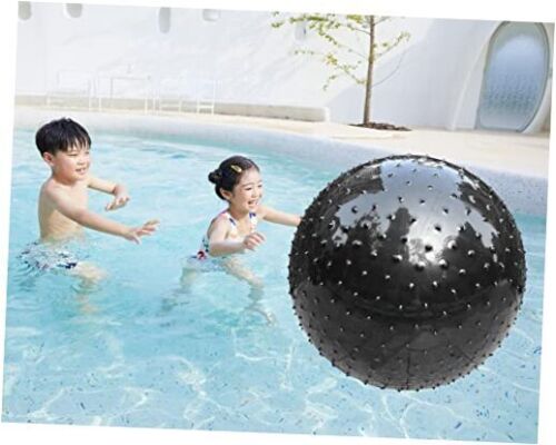Large Sensory Massage Ball for Kids,2-Pack 33.5" 85CM Bouncy 2 SET BLACK BALLS