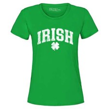 Irish Shamrock St. Patrick's Day Women's T-Shirt Clover Paddy Shirts
