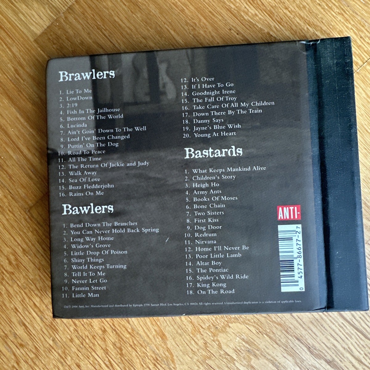Orphans (Brawlers, Bawlers & Bastards) by Tom Waits (CD