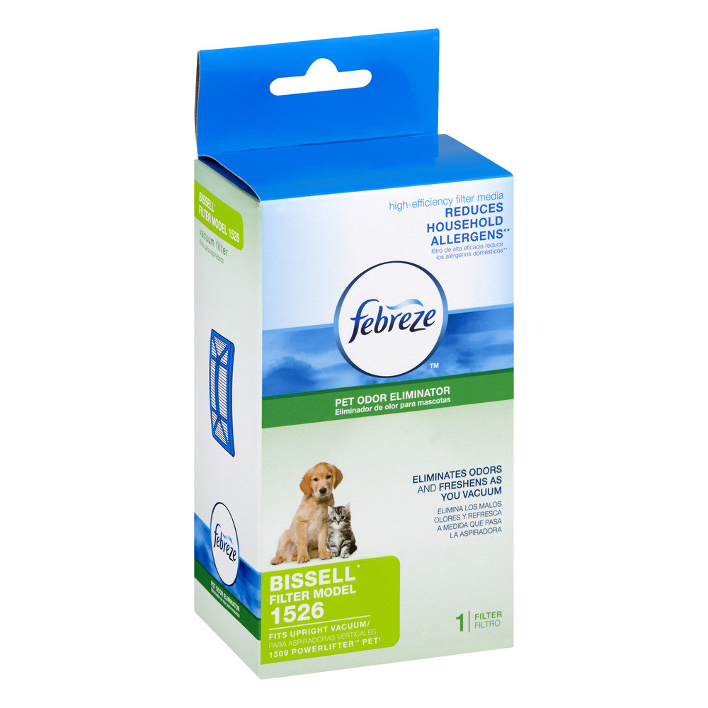 Febreze VACUUM FILTER BISSELL 1526 PREMIUM Pet Odor Eliminator FRESH