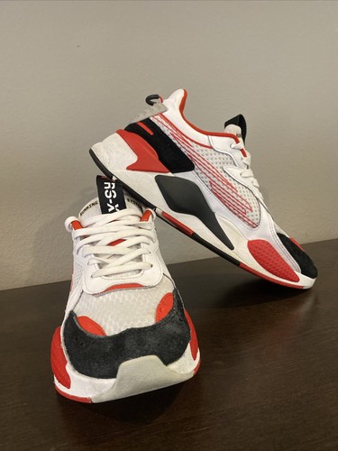 white and red puma rsx