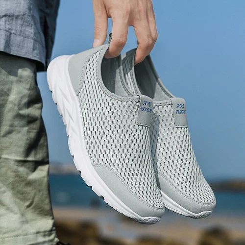 Herren Freizeit Slipper Schuhe Sportlich Laufen Outdoor Fitness Turnschuhe Tennis Gehen - Bild 7 von 18