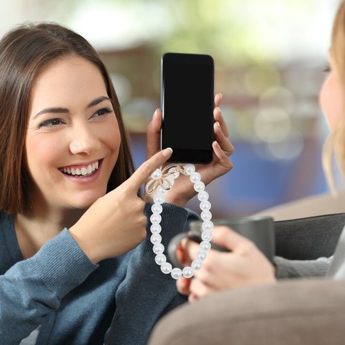 4 Pcs Ornements De Téléphone Portable Bureau Breloque Porte-clés À Main - Zdjęcie 8 z 12