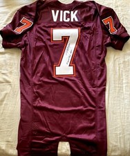 Michael Vick signed autographed Hokies NIKE jersey (inscribed Virginia Tech HOF)