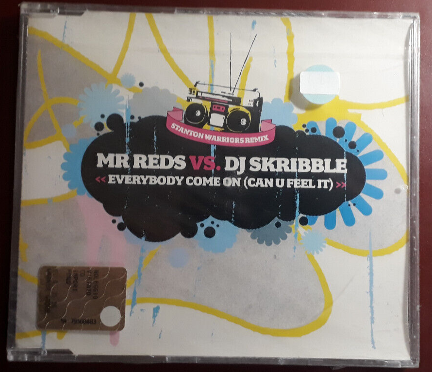 MR REDS VS. DJ SKRIBBLE-EVERYBODY COME ON 3 PZ+VIDEO* CDS BRAND NEW SEALED SIGIL