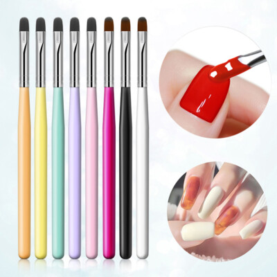 15-teiliges Nagelpinsel-Set – Für Nail Art Mit UV-Gel Und Acryl, Verschiedene Formen