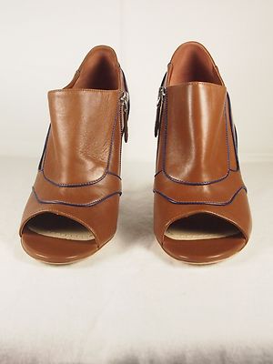  DIOR Chromatic Shoe Bootie  Camel/Blue Sz 39 Reg$1200.00