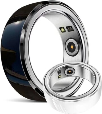 Smart Ring, Smart Healthy Couple Ring, Ceramic Stainless Steel Shell Material