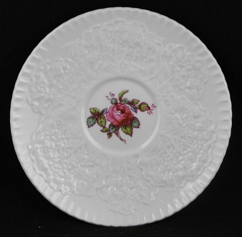 Spode Bridal Rose Cup 2 1/4" Tall & Saucer 5 3/4" - Picture 7 of 9