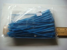 6" Inch Nylon Cable Zip Ties 300  3 packs of 100  Blue 17267- 4