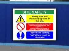 Construction Site Safety Signage - Building - SS4 - 3mm Foamex Plastic Sign