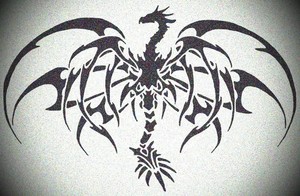 Wide Wing Dragon Stencil Gothic Dragons Wall Painting Stencils | eBay