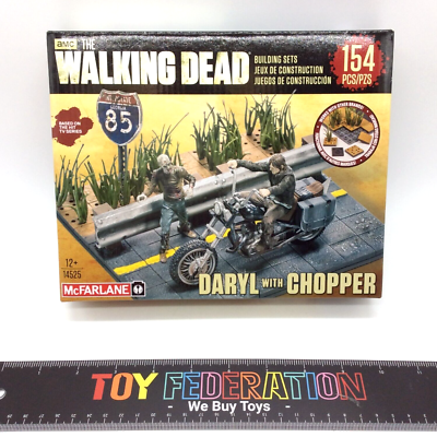 McFarlane The Walking Dead DARYL WITH CHOPPER Building Set | eBay