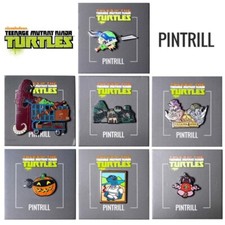   RARE  PINTRILL x TEENAGE MUTANT NINJA TURTLES Set Of 7 TMNT Pins BRAND NEW   