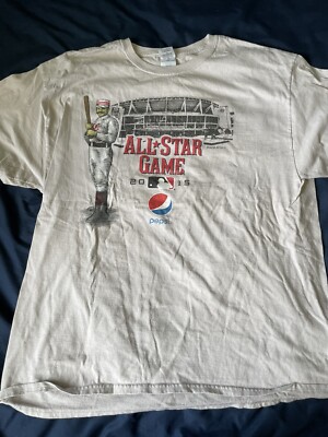 MLB All Star Game Vintage Shirt Sz XL Cincinnati Reds Pepsi Baseball Graphic