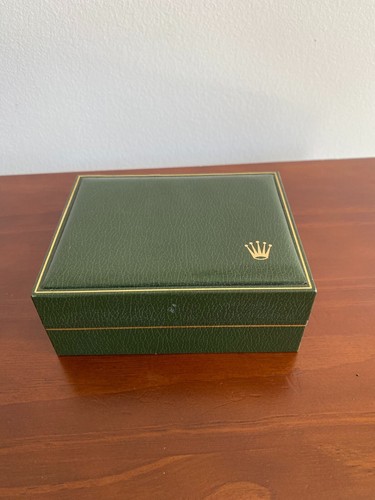 Vintage Rolex Watch Box 11.00.01 - Green - Montres Rolex S.A. Geneve Switzerland