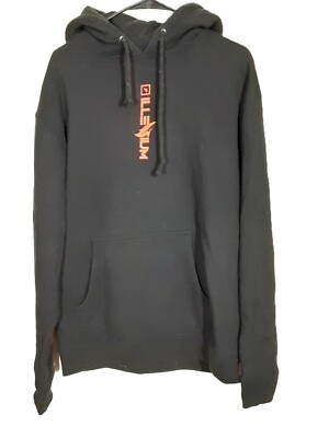 ILLENIUM ASCEND Concert Hoodie Size MEDIUM, Long Sleeve, Pocket Graphic Black