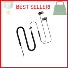  2021 Updated Extra Long Earbuds for TV  PC, with 12FT Spring Coiled Extension