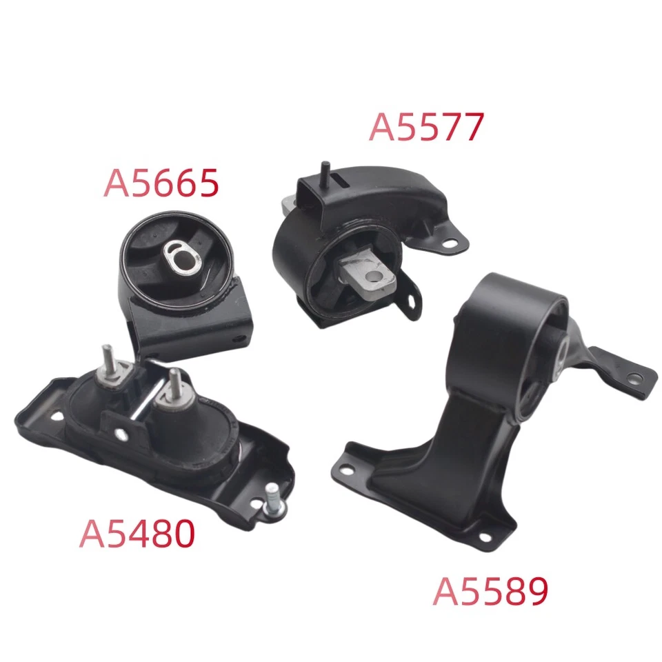 Juego de 4 soportes de transmisión de motor para Chrysler Town & Country Ram C/V 2011-2016 Foto 2 de 4