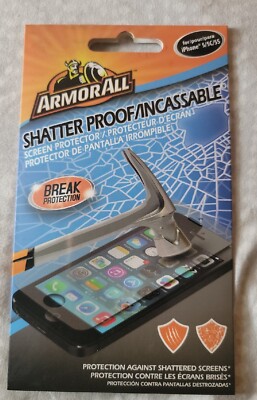1 Armorall shatter proof incassable screen protector for iphone 5 /5c/5s