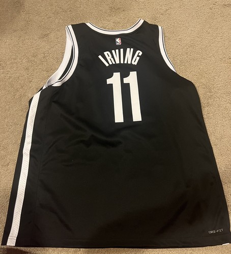 NIKE DRI-FIT BROOKLYN NETS KYRIE IRVING #11 BASKETBALL JERSEY MENS SIZE 56 - XXL - Picture 2 of 2