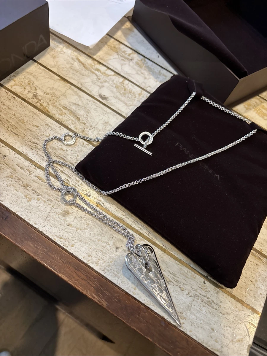 Jeweloporium Pendente In Argento 925 Fatto A Mano Con Pietra Ovale Corallo Spugnoso Rosso 12x16mm