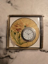 Victorian Design Past Times Peony Clock NEW