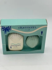 Vintage NOS Algemarin Silk Foam Bath 125 ml & 90g Bar Of Soap Seashell