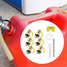 6pcs Universal Fuel Can Vent Caps, Canister Vent Valve, Easy to Install,