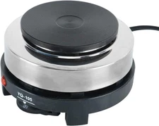 500W Electric Countertop Single Burner Portable Hot Plate  Mini Stove 110V