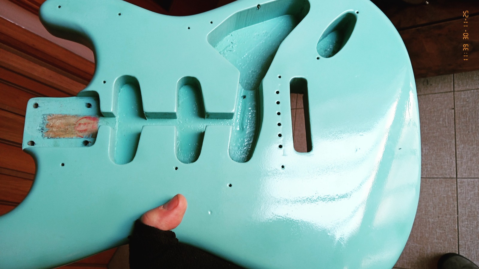 Corpo Stratocaster Greco Spacey Sound SE500 vintage anni 80 1981