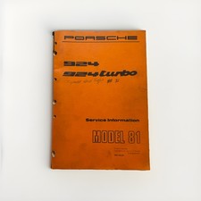Porsche 924 Turbo 1981 Oem Shop Service Repair Manual Engine Guide Specification