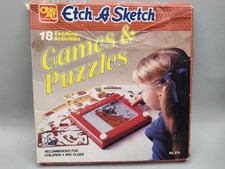 Vintage Etch A Sketch 18 Games And Puzzles Ohio Art