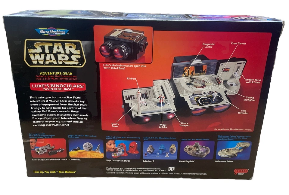 Micro Machines Star Wars Playset LUKE'S Binoculars / Yavin Rebel Base New!! - Image 2 of 4