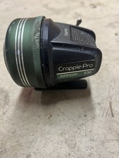 Johnson Crappie Pro 230 Vintage Casting Reel Graphite, Made in USA. UNTESTED