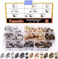 44 Sets 4 Color 18MM round Magnetic Snap Sets, Strong Magnetic Button Clasps Dou