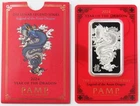 2024 PAMP SUISSE  1oz 999 SILVER LUNAR LEGEND YEAR OF THE DRAGON BAR SEALED