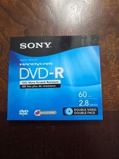 Sony Handycam DVD-R Blank Mini Disc 60 min 2.8 GB Double Sided NEW SEALED