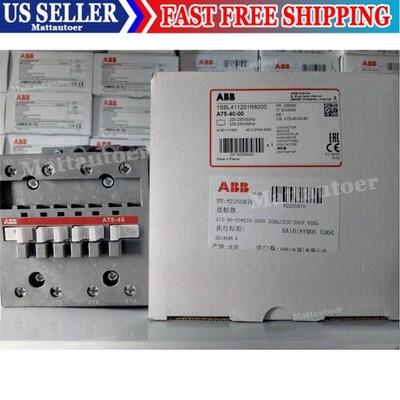 1pc New ABB A75-40-00 Contactor 24V、110V 50Hz / 110-120V 60Hz、220-230V