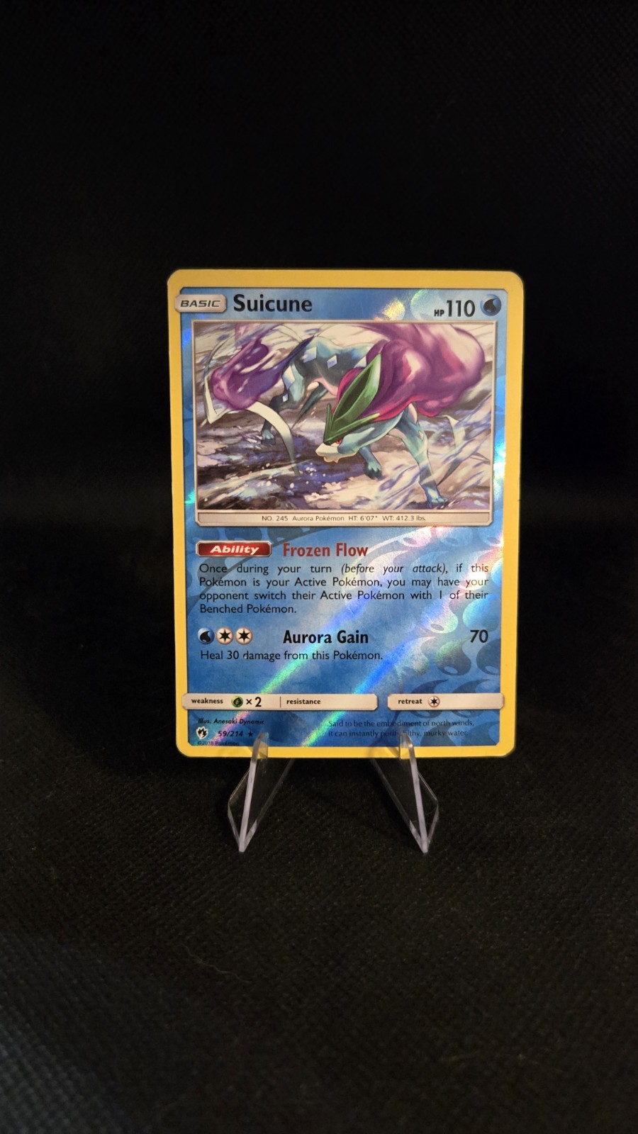 Suicune 59/214 Sm-Lost Thunder Reverse Holo